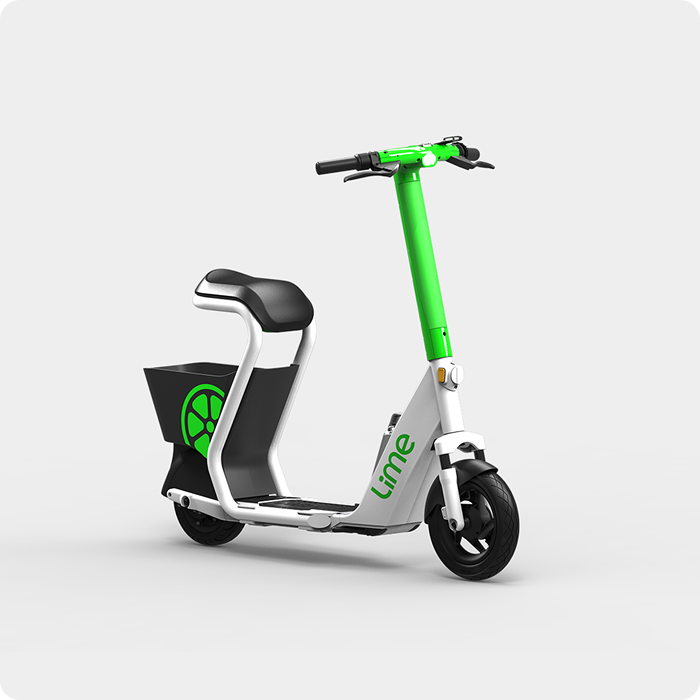 Seated e scooter